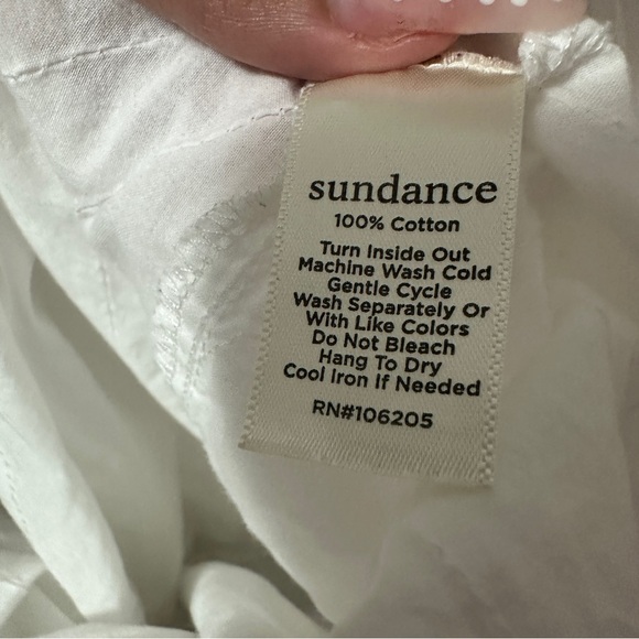 Sundance Women's White Blouse - Picture 5 of 5